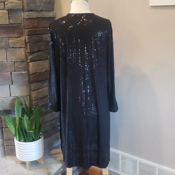 Anne Kline black sequins top - Picture 4 of 11